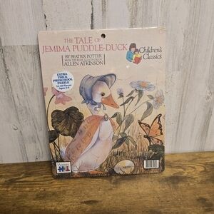 New Sealed Vintage 1986 The Tale Of Jemima Puddle-Duck Children's Puzzle